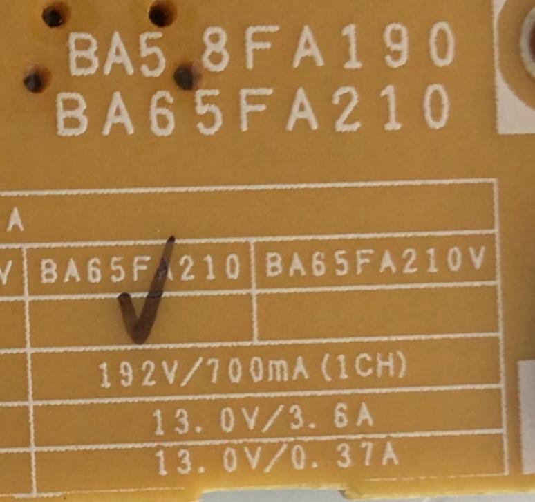 FUENTE DE PODER PARA TV SAMSUNG / NUMERO DE PARTE BA65FA210 / KANT_SU2e_58_60_65_hybrid_pw / V65WP1969Z / BA65FA210V / DISPLAY'S JR645R3HB2K / ST6451D06-1 / MODELOS UN65TU7000FXZA CH22 / UN65TU7000FXZA UC20 / UN65CU7000BXZA UE01 / UN65CU7000FXZX CB04 - Imagen 4